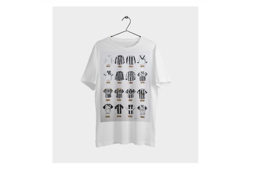 Notts County FC Retro Art Football Shirts T-Shirt Notts County FC Retro Art Football Shirts T-Shirt